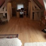 parquet contre colle chene aspect bois brut pose a lille