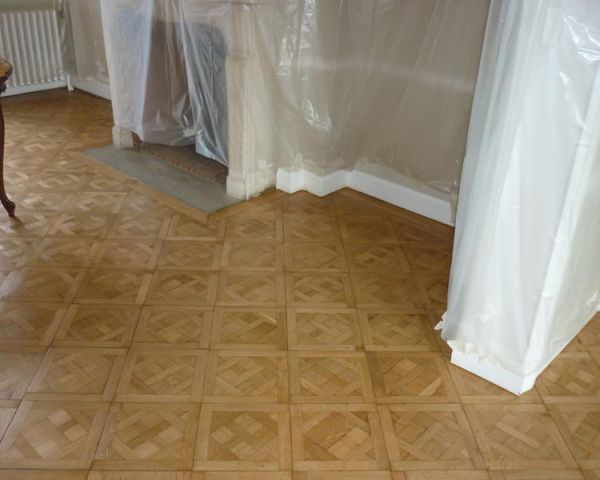 Parquet chêne rénové ponçage à Croix