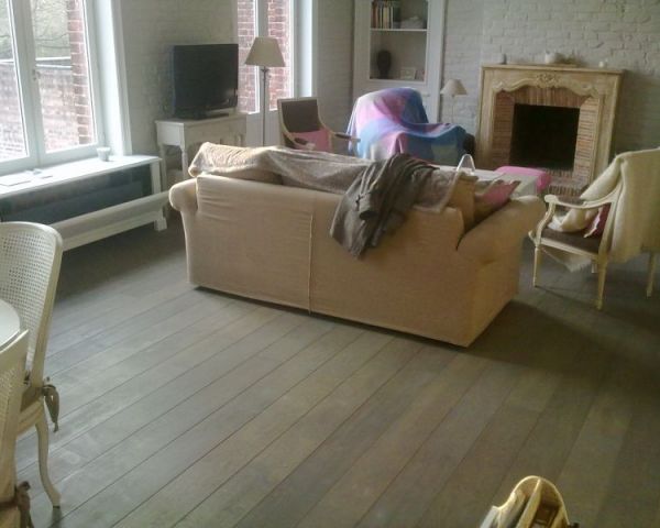 parquet chene extra gris  pose a mouvaux