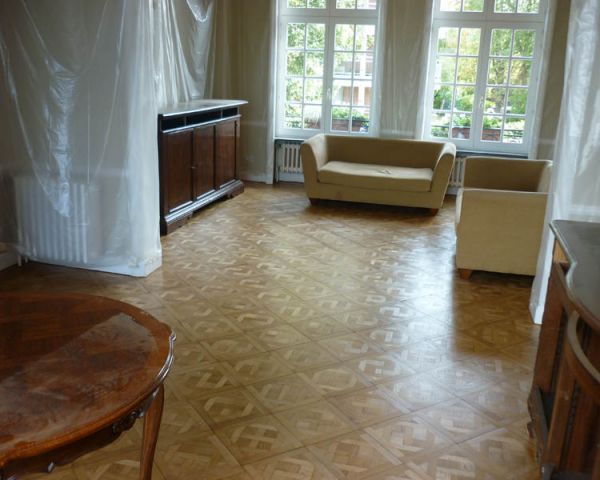 Parquet chêne rénové ponçage à Croix